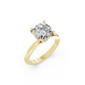 Cushion Cut Lab-Grown Diamond Solitaire Ring