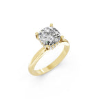 Cushion Cut Lab-Grown Diamond Solitaire Ring