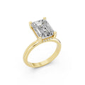 Emerald Cut Lab-Grown Diamond Solitaire Ring