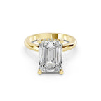 Emerald Cut Lab-Grown Diamond Solitaire Ring