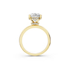 Oval Cut Lab-Grown Diamond Solitaire Ring