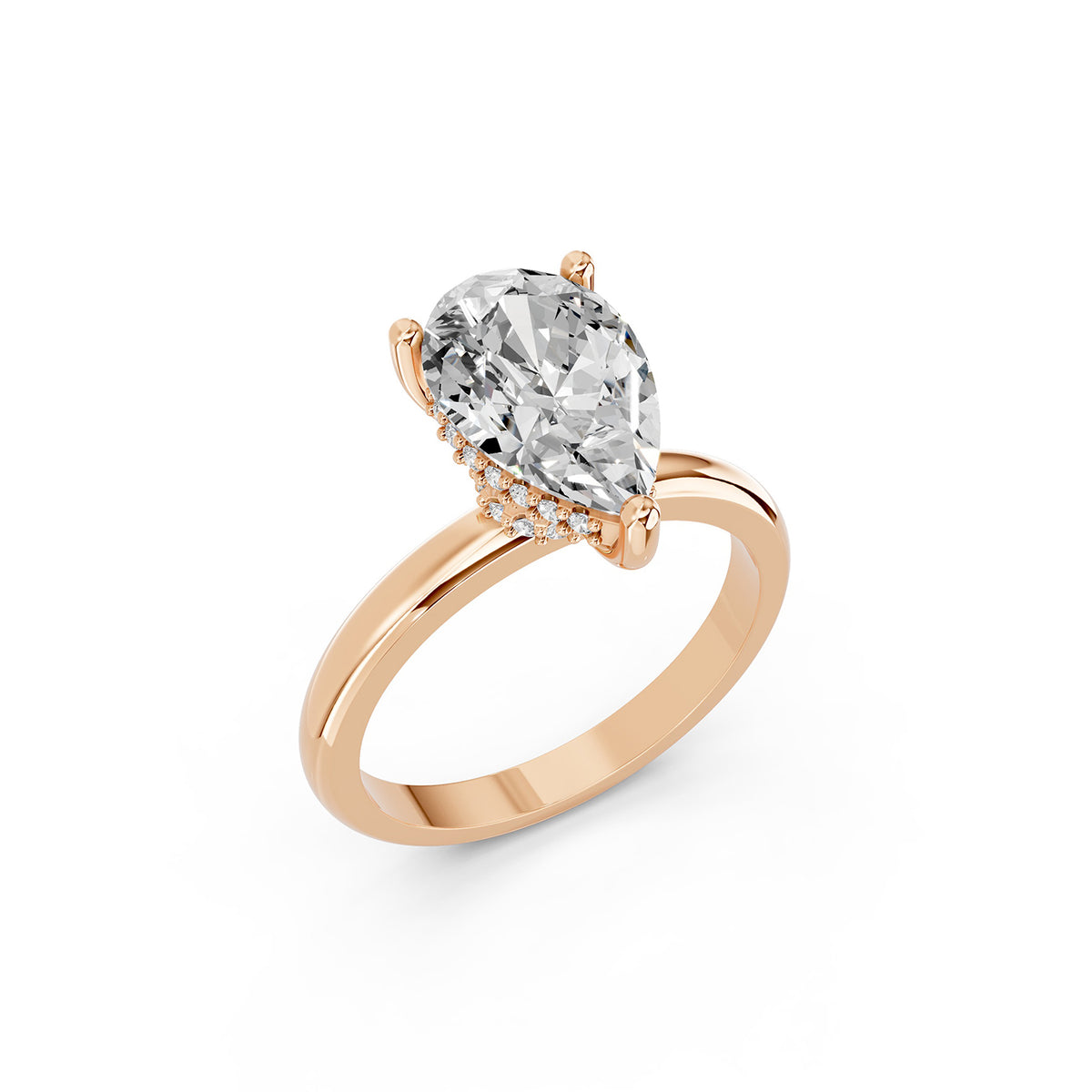 Oval Cut Lab-Grown Diamond Solitaire Engagement Ring