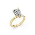 Oval Cut Lab-Grown Diamond Solitaire Engagement Ring