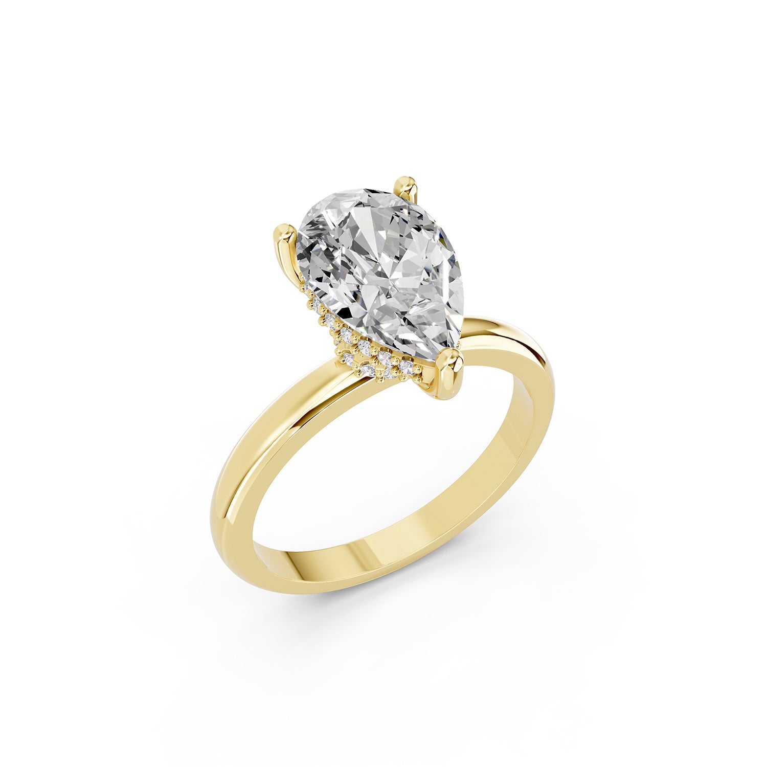 Oval Cut Lab-Grown Diamond Solitaire Engagement Ring