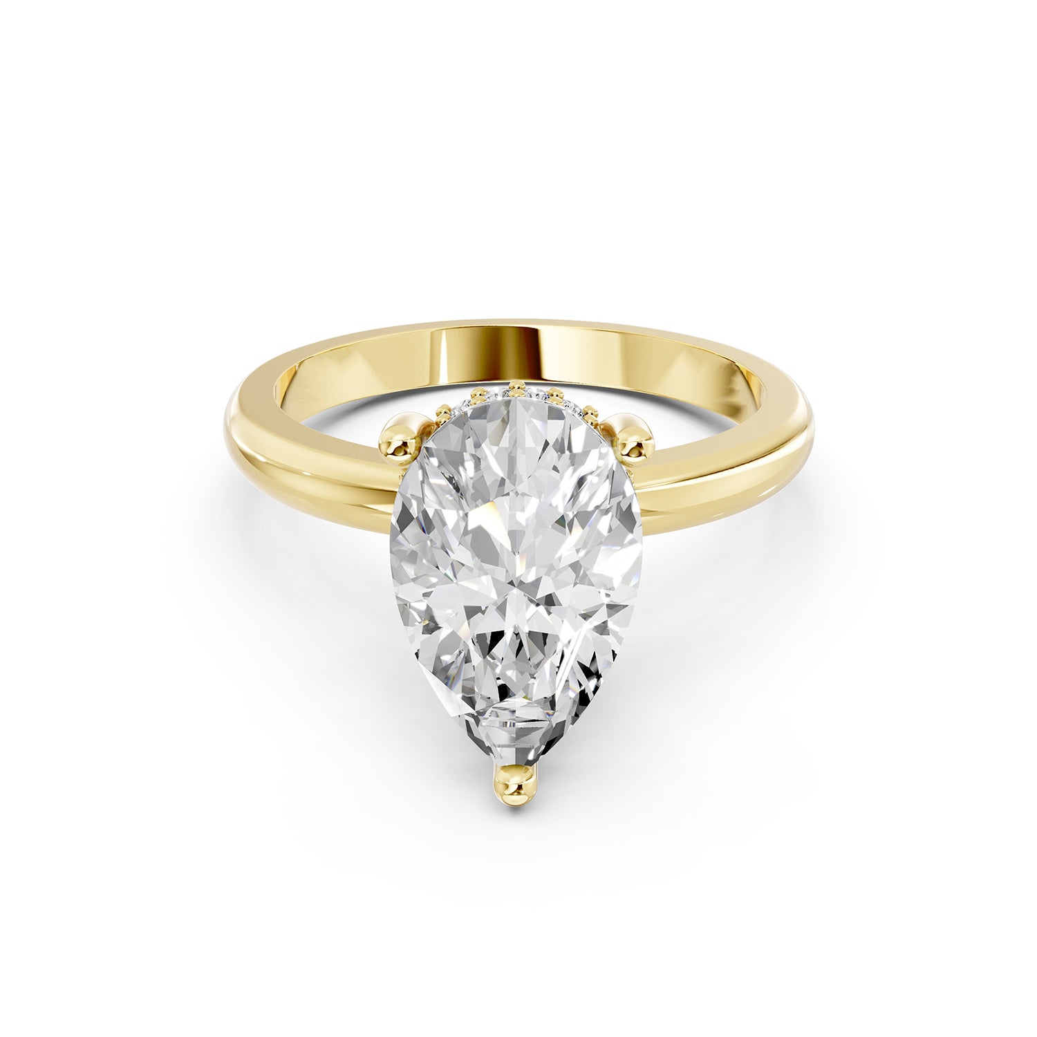Oval Cut Lab-Grown Diamond Solitaire Engagement Ring