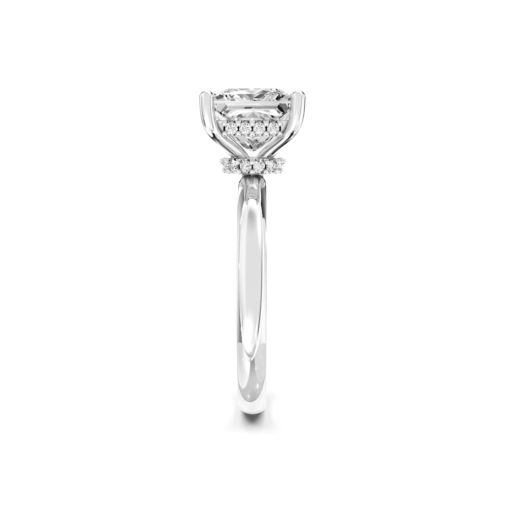 Princess Cut Lab-Grown Diamond Solitaire Engagement Ring