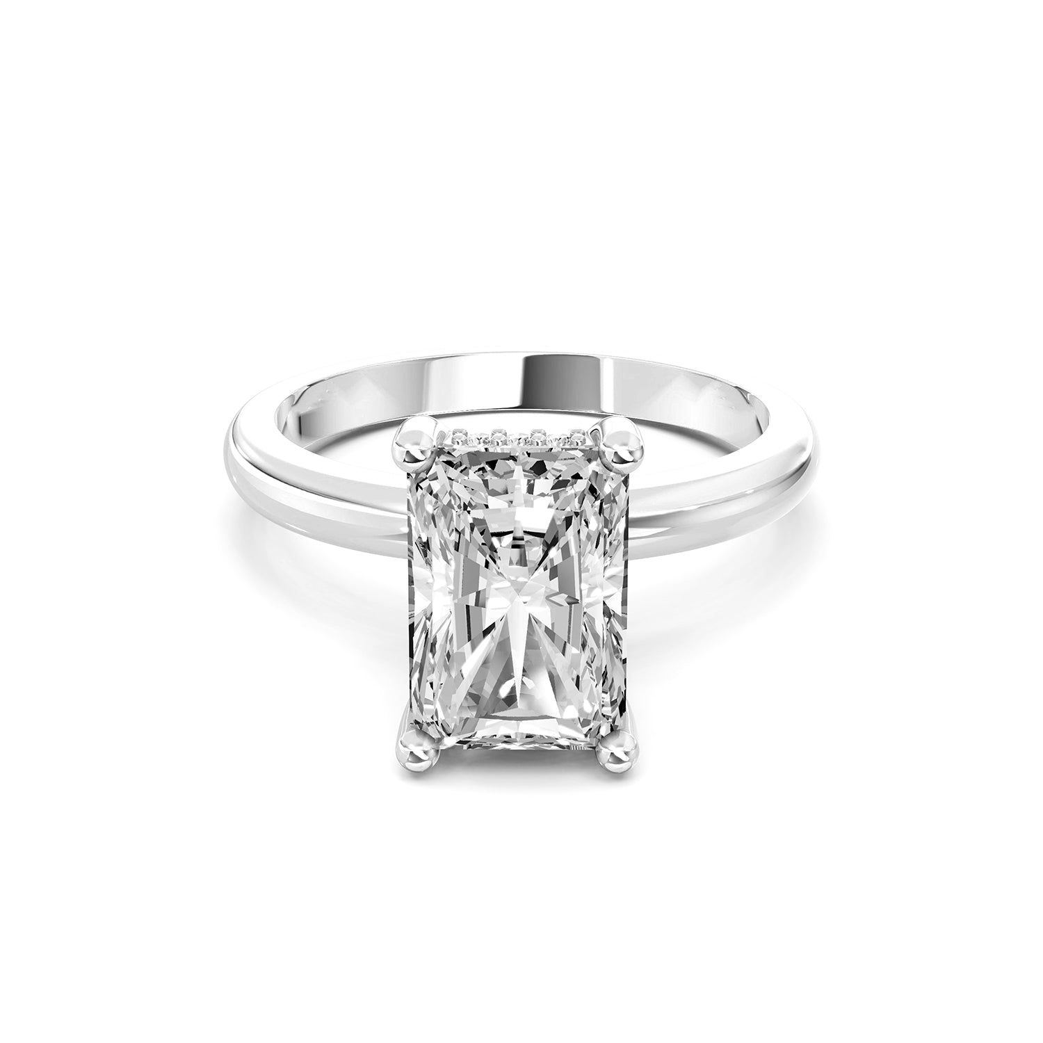 Radiant Cut Lab-Grown Diamond Solitaire Ring