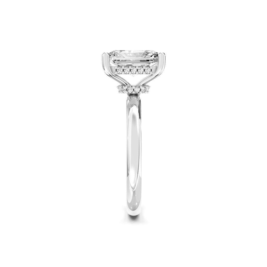 Radiant Cut Lab-Grown Diamond Solitaire Ring