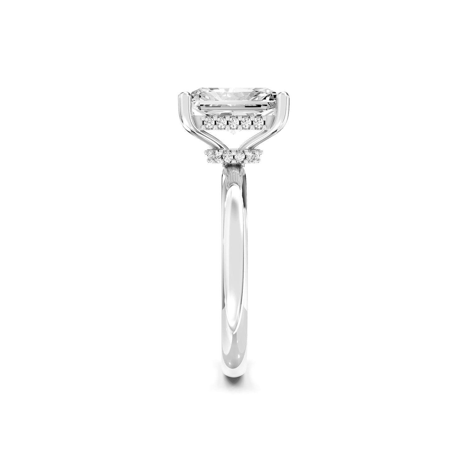 Radiant Cut Lab-Grown Diamond Solitaire Ring