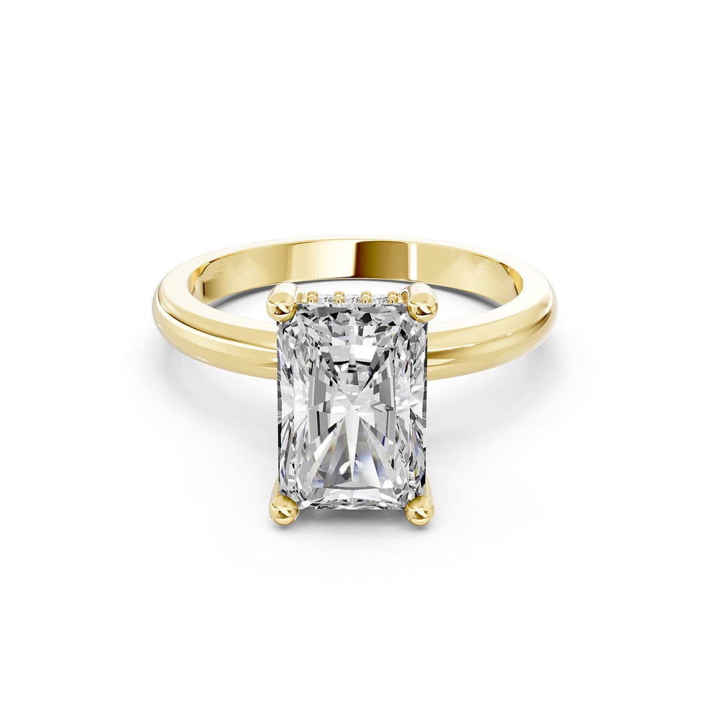 Radiant Cut Lab-Grown Diamond Solitaire Ring