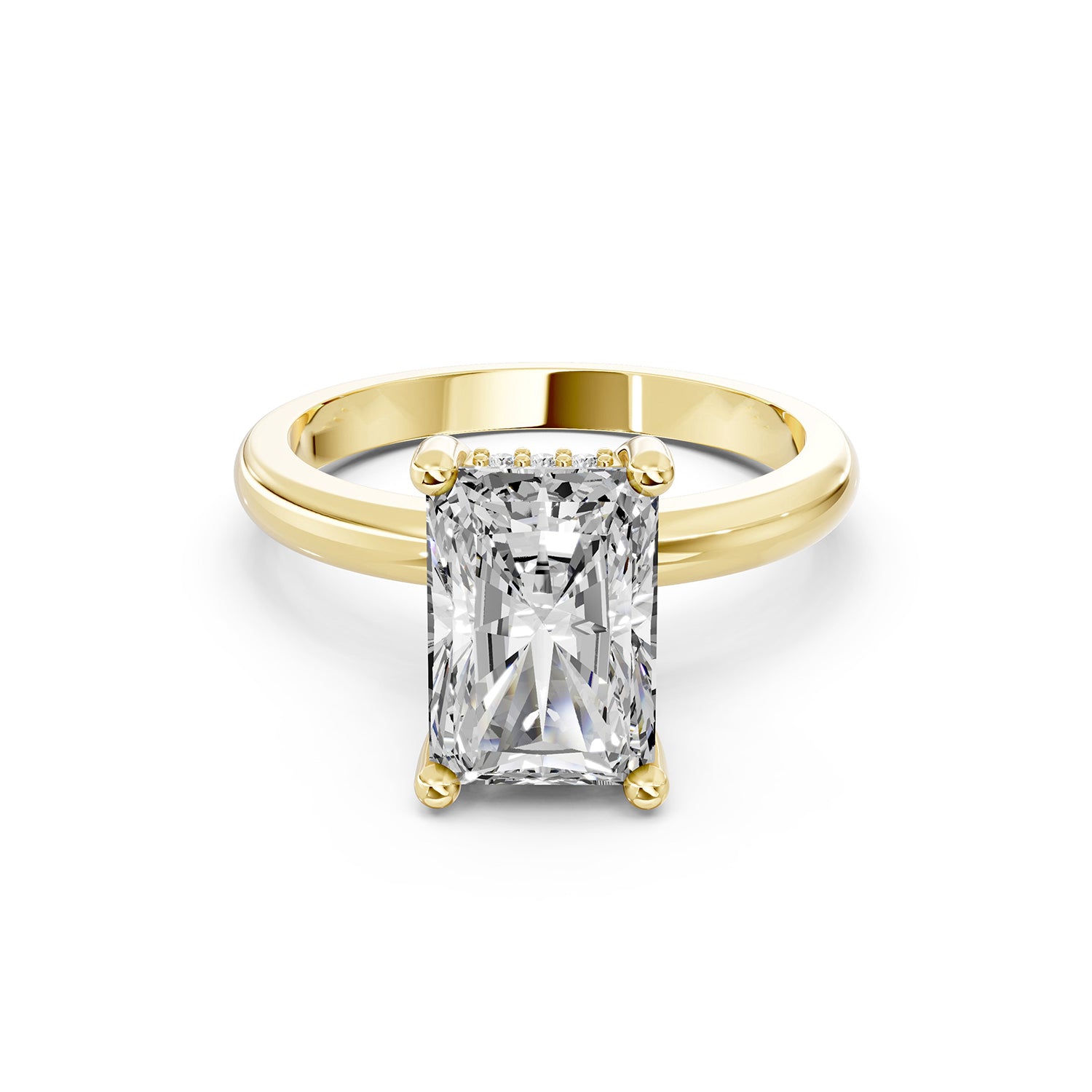 Radiant Cut Lab-Grown Diamond Solitaire Ring