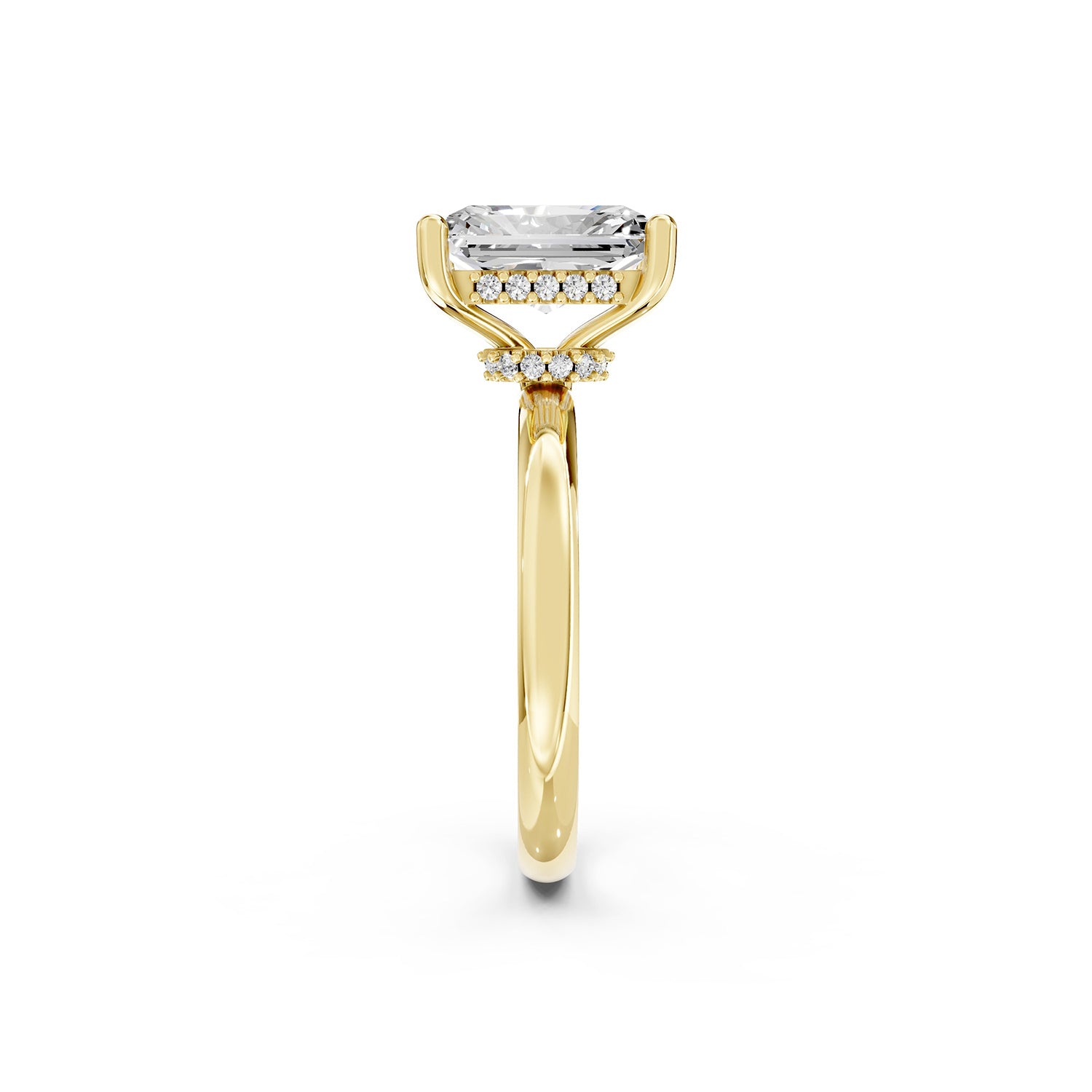 Radiant Cut Lab-Grown Diamond Solitaire Ring