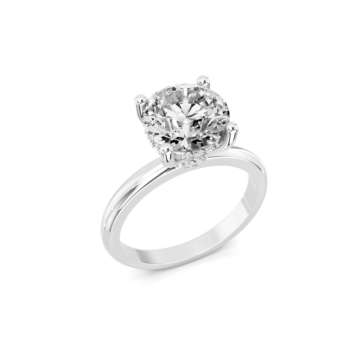 Round Brilliant Lab-Grown Diamond Solitaire Ring