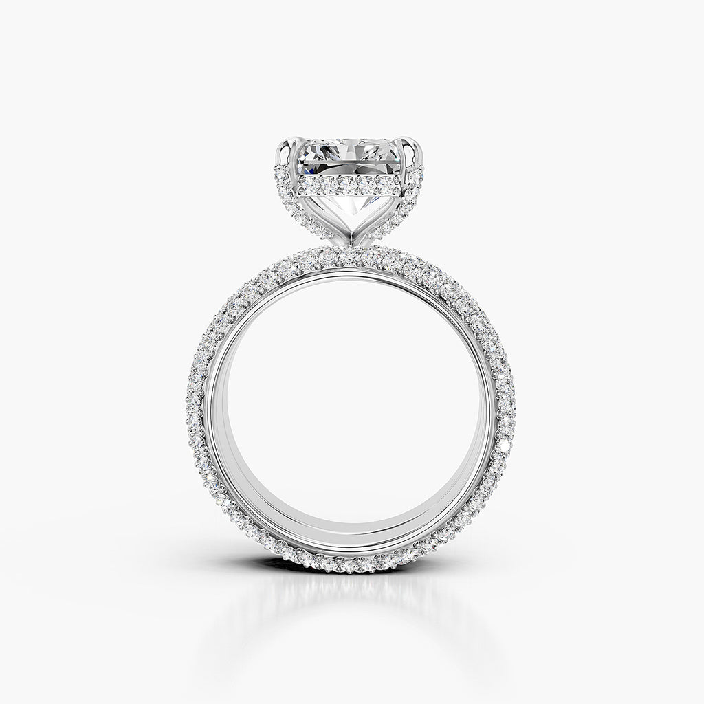 Radiant Cut Lab-Grown Diamond Bridal Ring