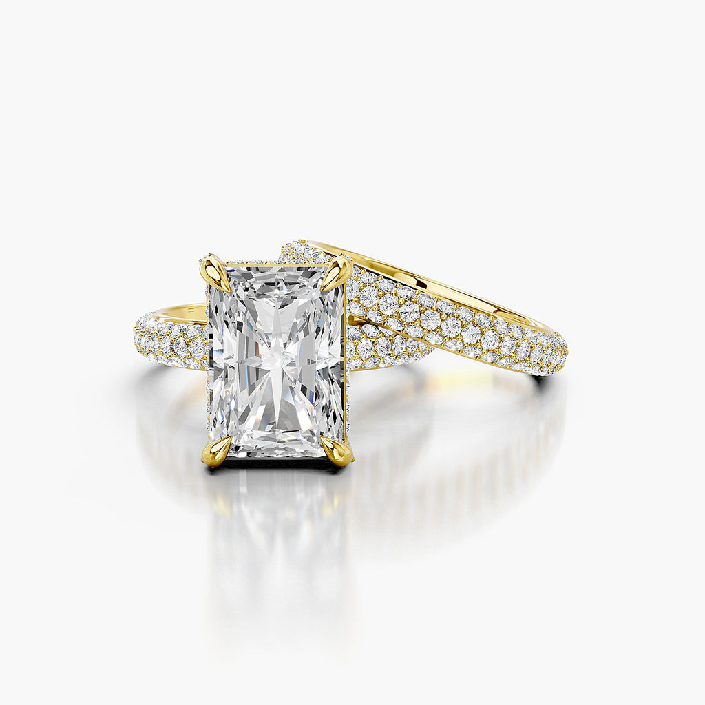 Radiant Cut Lab-Grown Diamond Bridal Ring