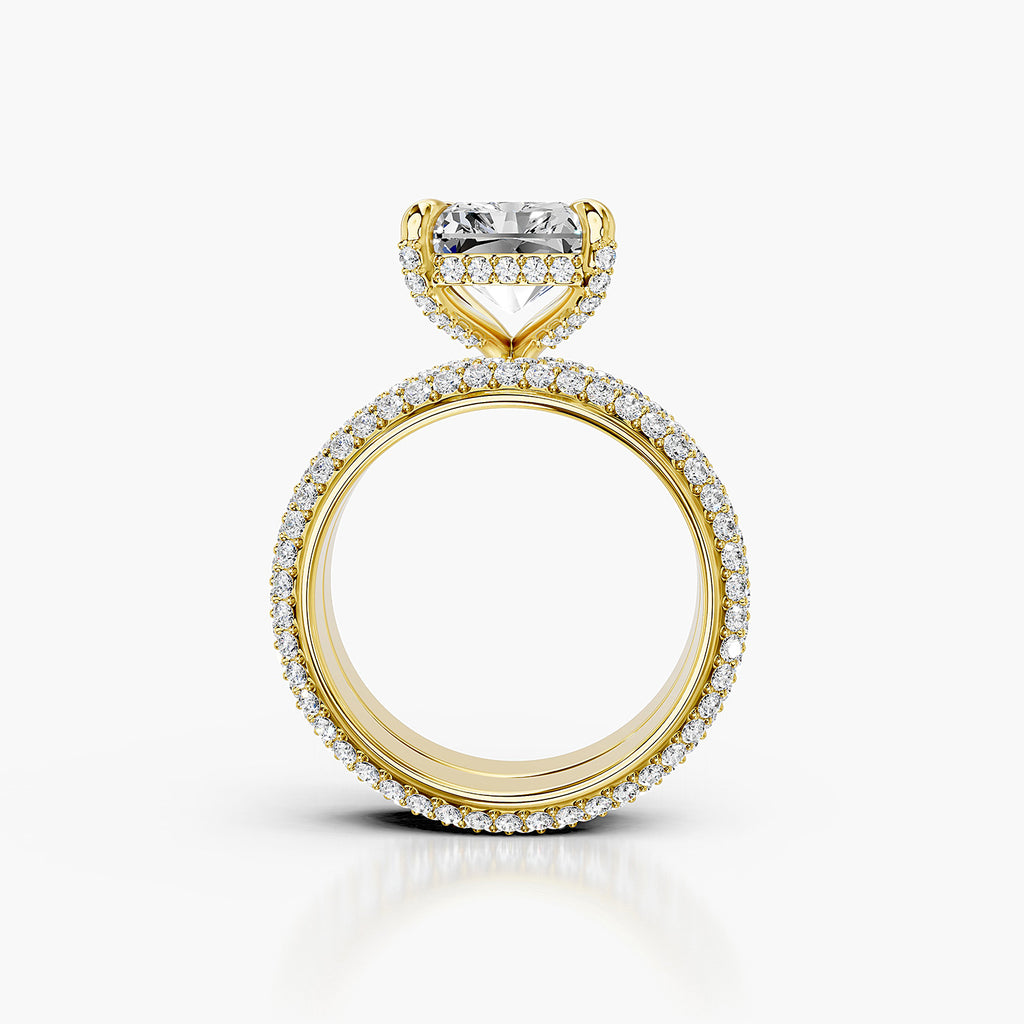 Radiant Cut Lab-Grown Diamond Bridal Ring