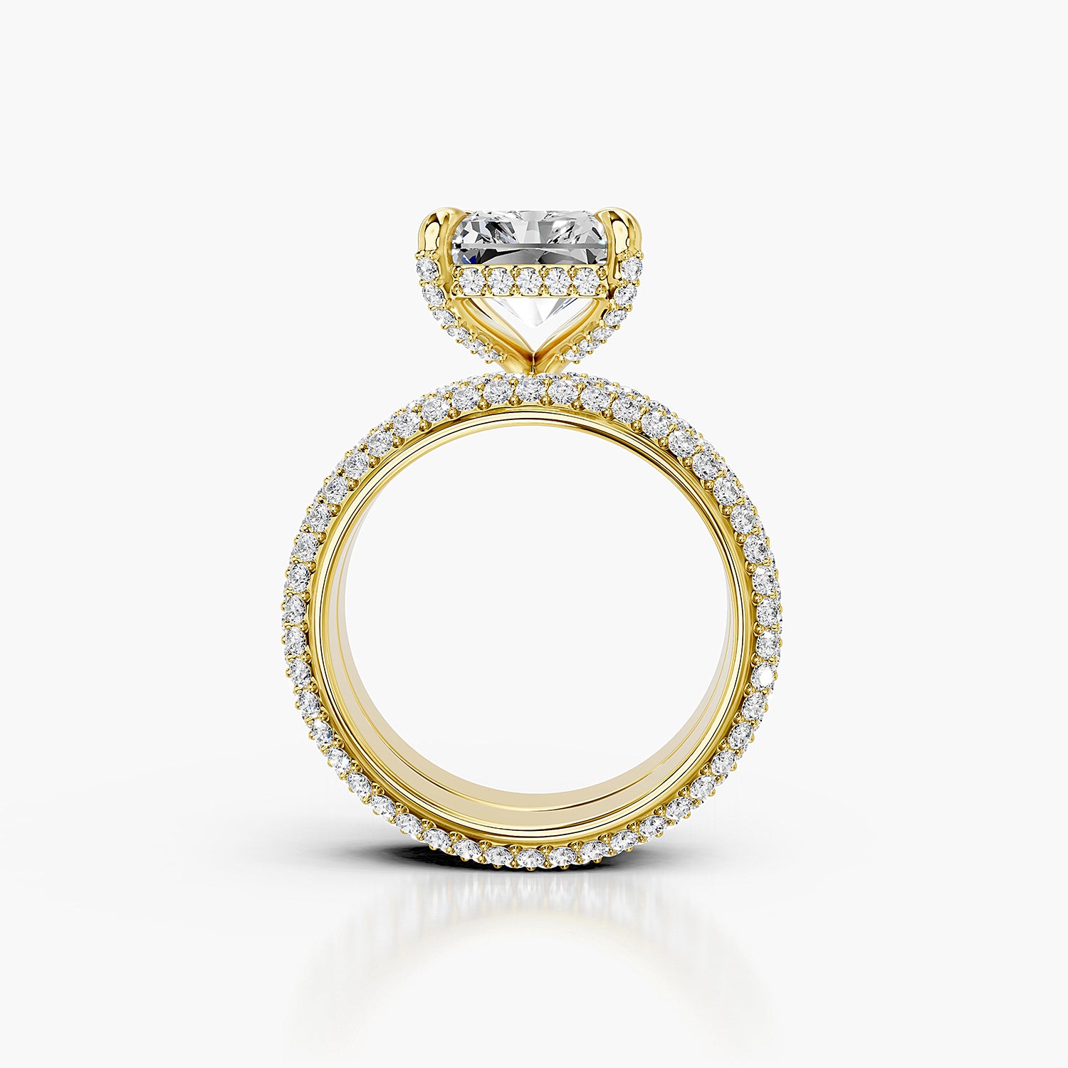 Radiant Cut Lab-Grown Diamond Bridal Ring