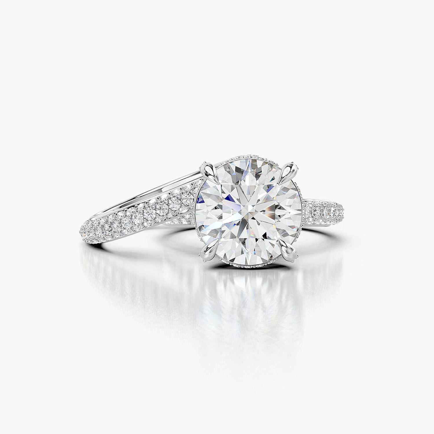 Lab-Grown Diamond Twisted Bridal Ring Set