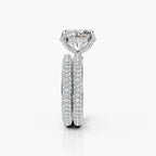 Lab-Grown Diamond Twisted Bridal Ring Set