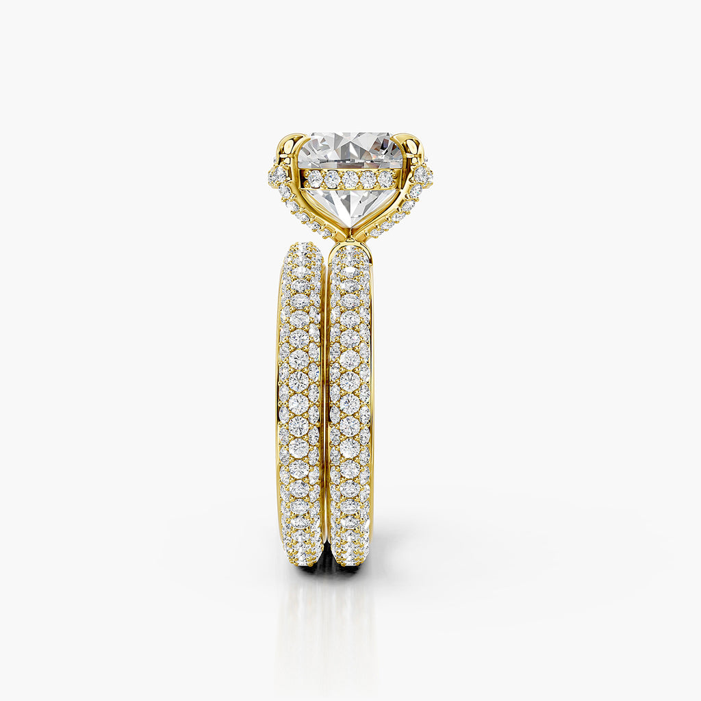 Lab-Grown Diamond Twisted Bridal Ring Set