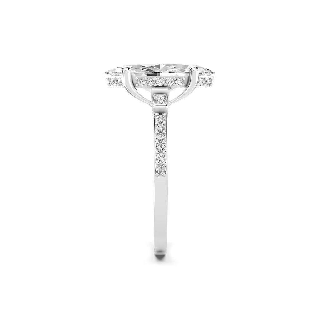 Marquise Cut Lab-Grown Diamond Engagement Ring