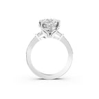 Lab-Grown Diamond Oval Solitaire Engagement Ring