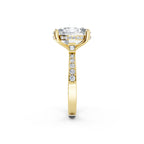 Lab-Grown Diamond Oval Solitaire Engagement Ring