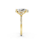 Lab-Grown Diamond Pear Solitaire Engagement Ring
