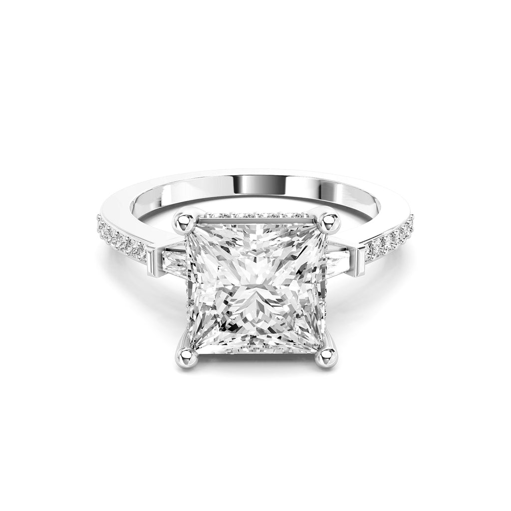 Princess Cut Lab-Grown Diamond Engagement Ring