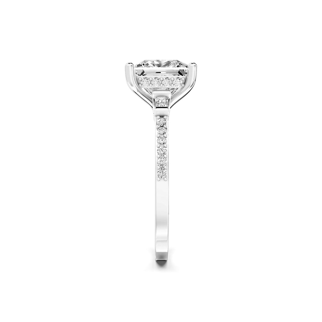 Princess Cut Lab-Grown Diamond Engagement Ring