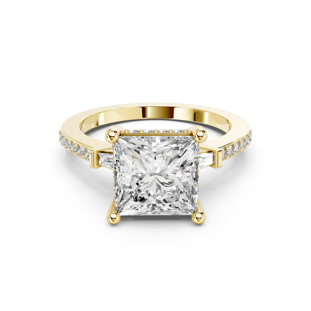 Princess Cut Lab-Grown Diamond Engagement Ring