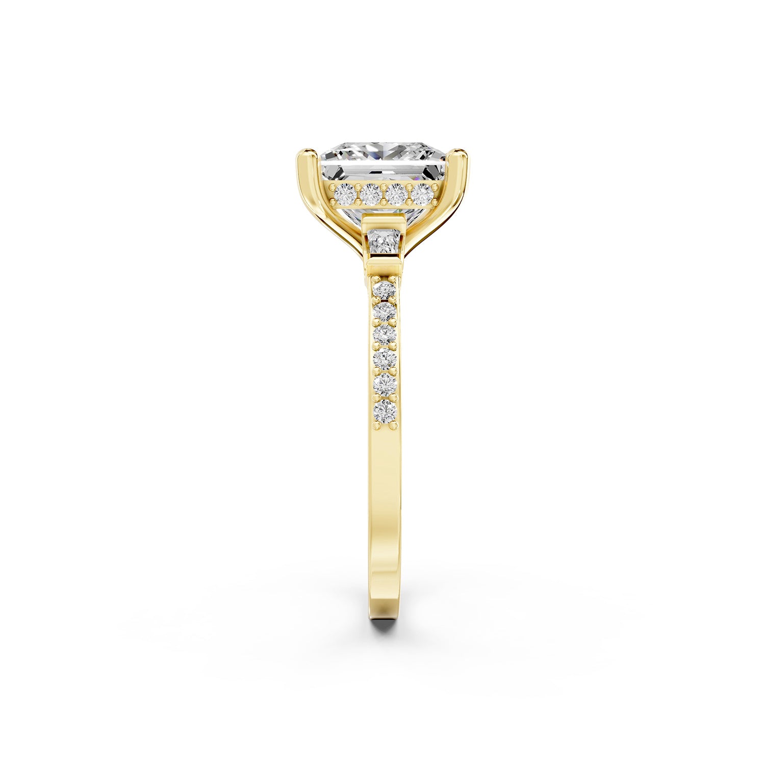 Princess Cut Lab-Grown Diamond Engagement Ring