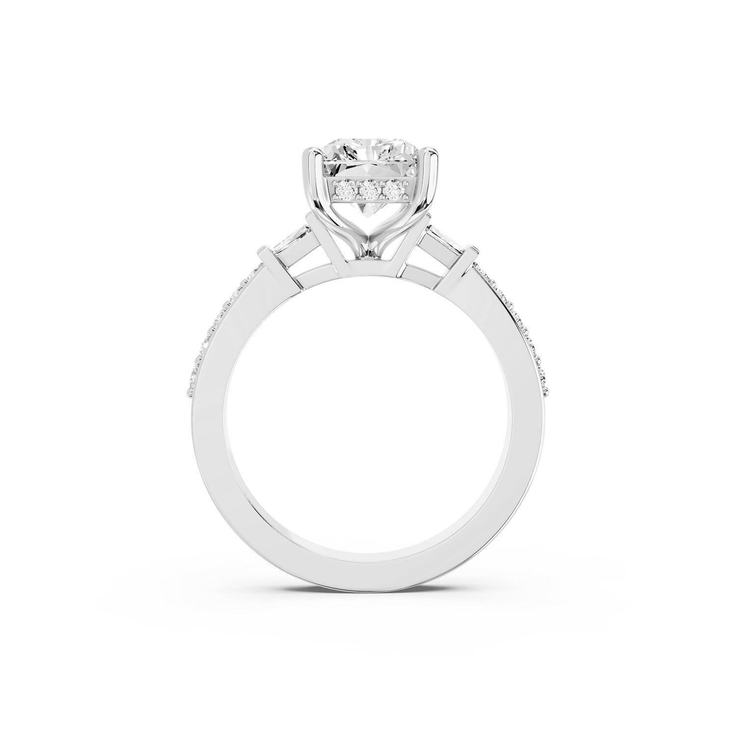 Radiant Cut Lab-Grown Diamond Engagement Ring