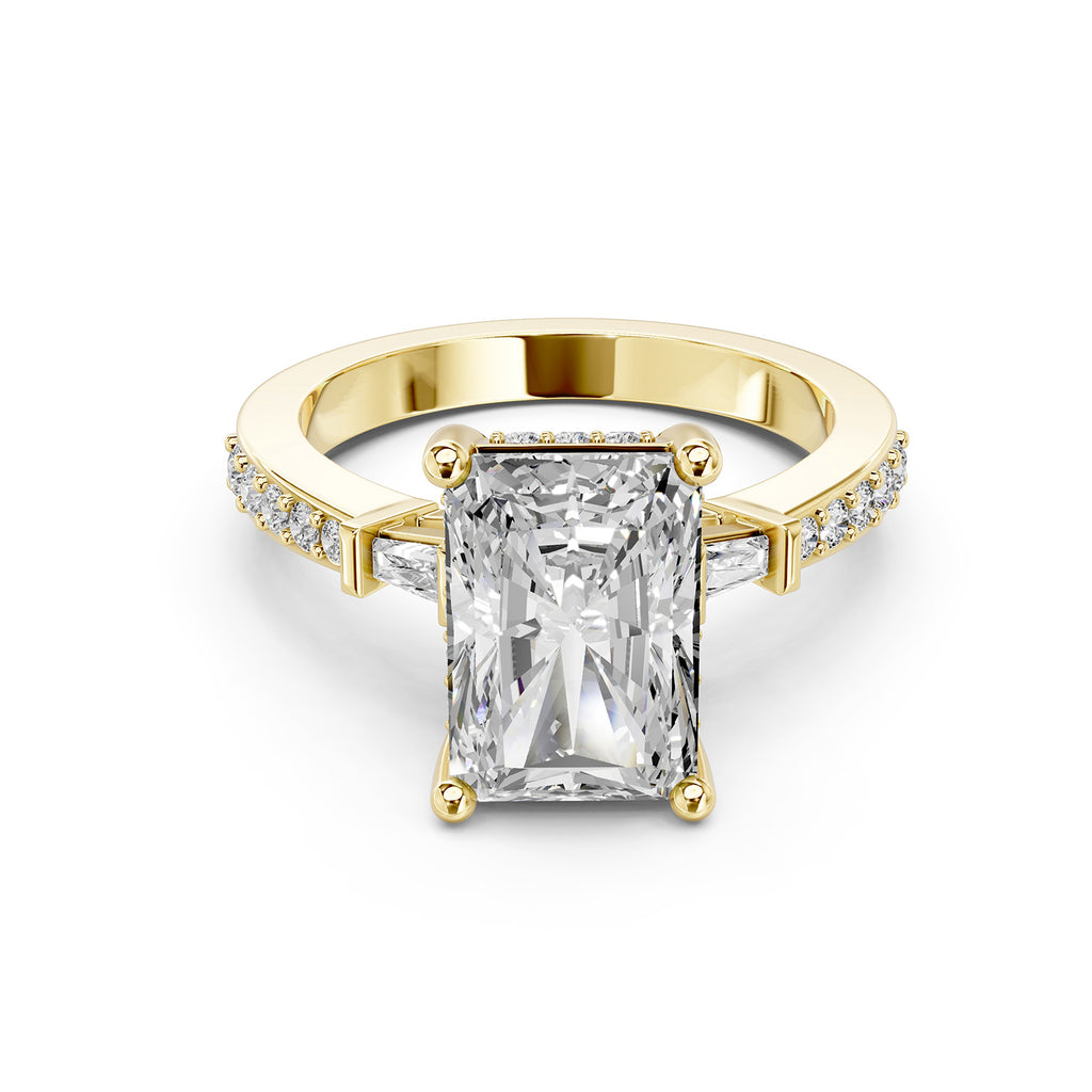 Radiant Cut Lab-Grown Diamond Engagement Ring