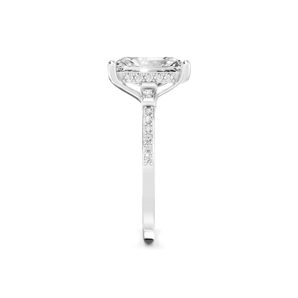 Radiant Cut Lab-Grown Diamond Engagement Ring