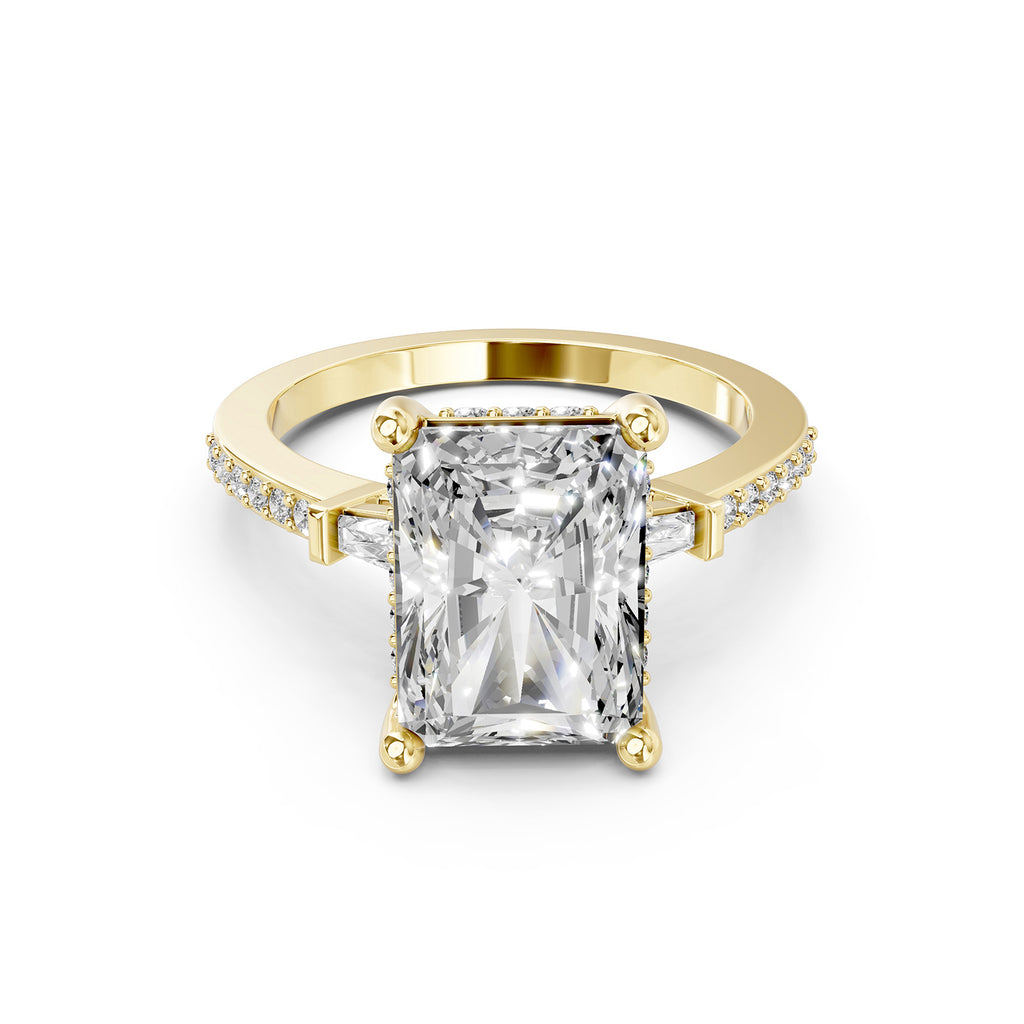 Radiant Cut Lab-Grown Diamond Engagement Ring