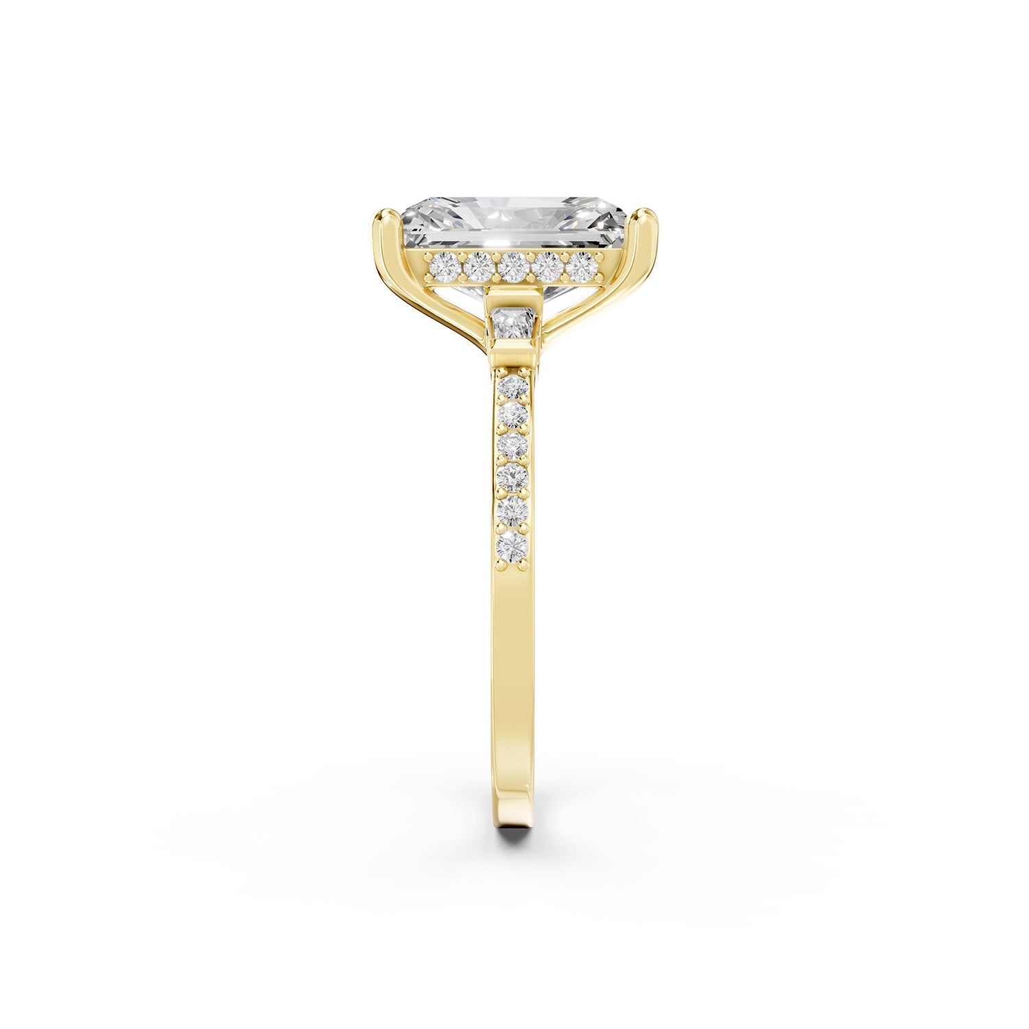 Radiant Cut Lab-Grown Diamond Engagement Ring