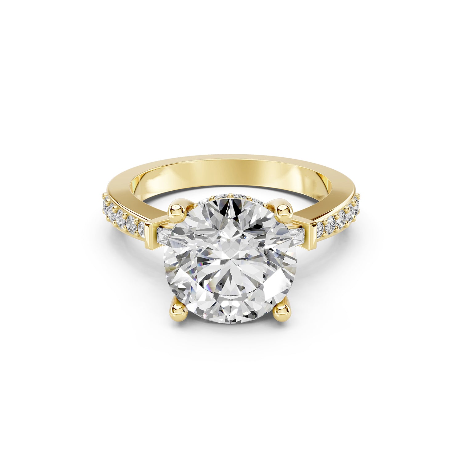 Lab-Grown Diamond Round Solitaire Engagement Ring