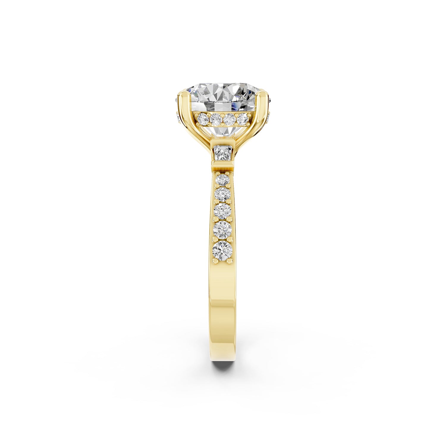 Lab-Grown Diamond Round Solitaire Engagement Ring