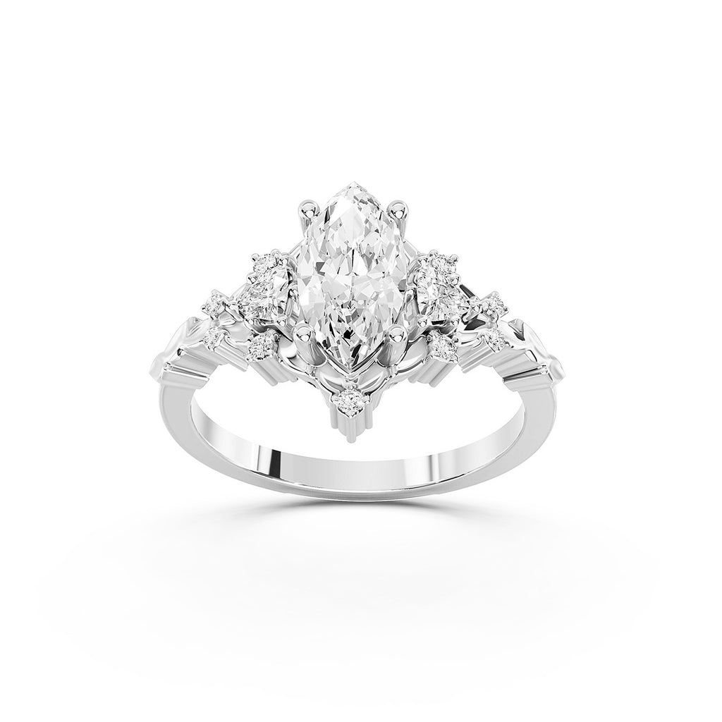 Marquise Cut Lab-Grown Diamond Ring