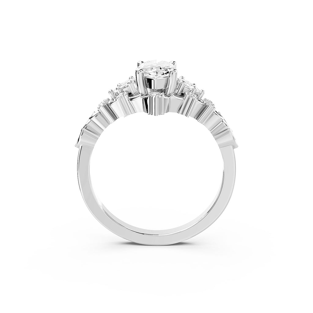 Marquise Cut Lab-Grown Diamond Ring