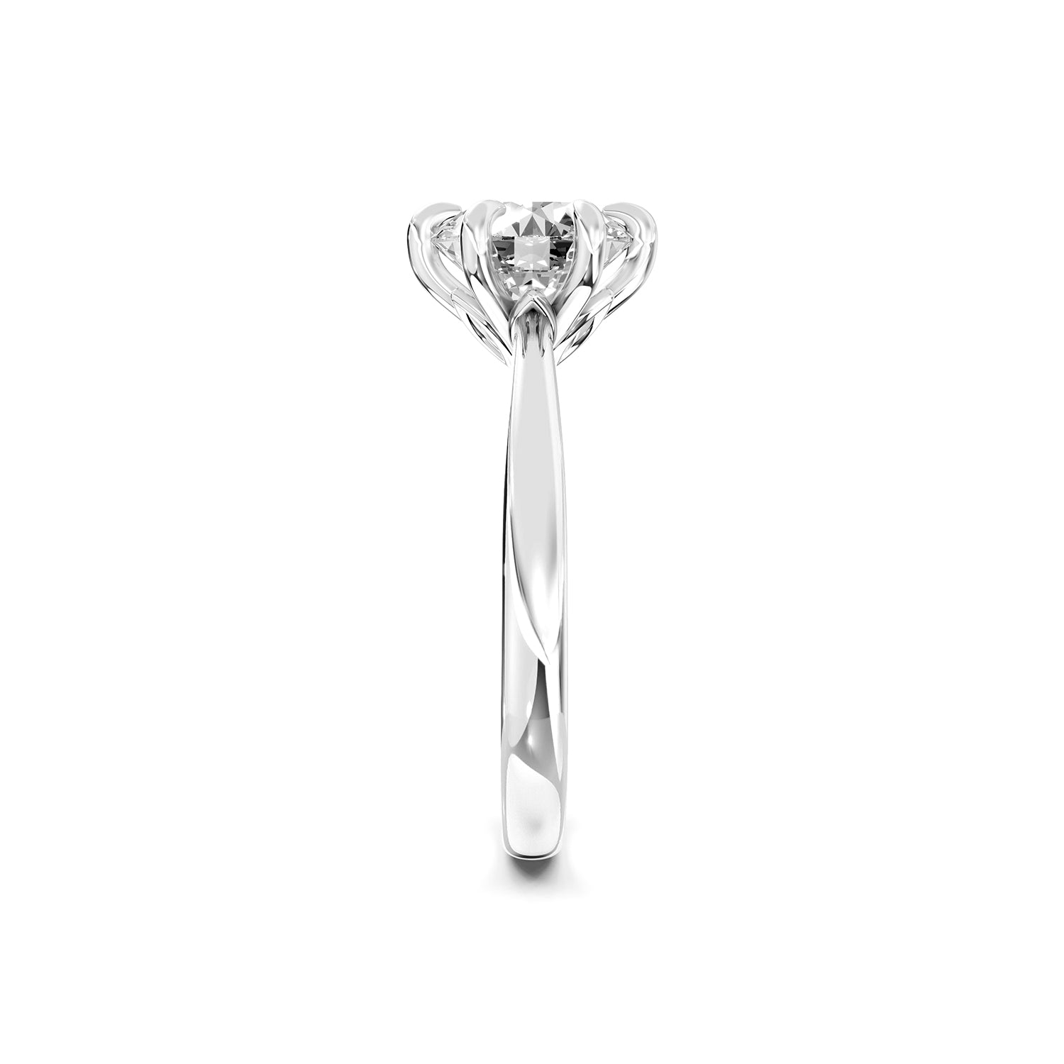 Round Cut Lab-Grown Diamond Solitaire Ring