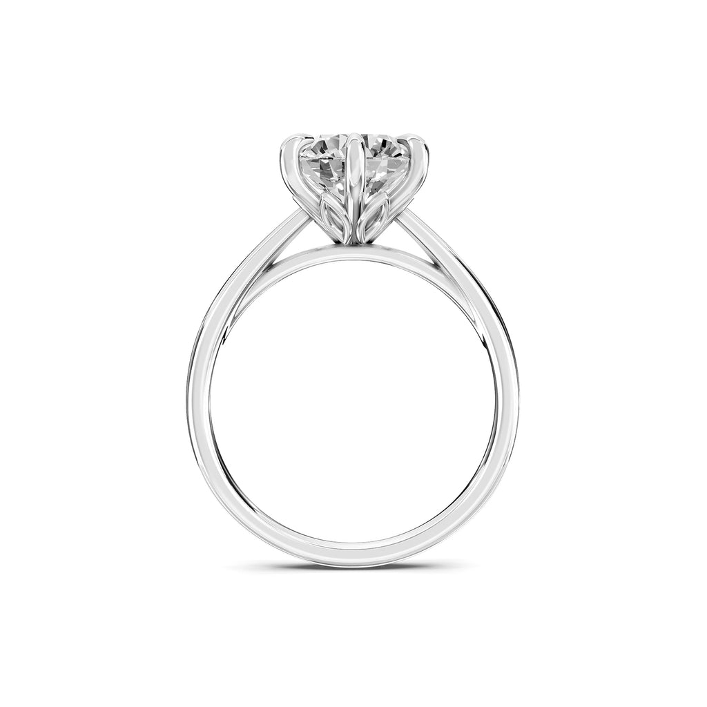 Round Cut Lab-Grown Diamond Solitaire Ring