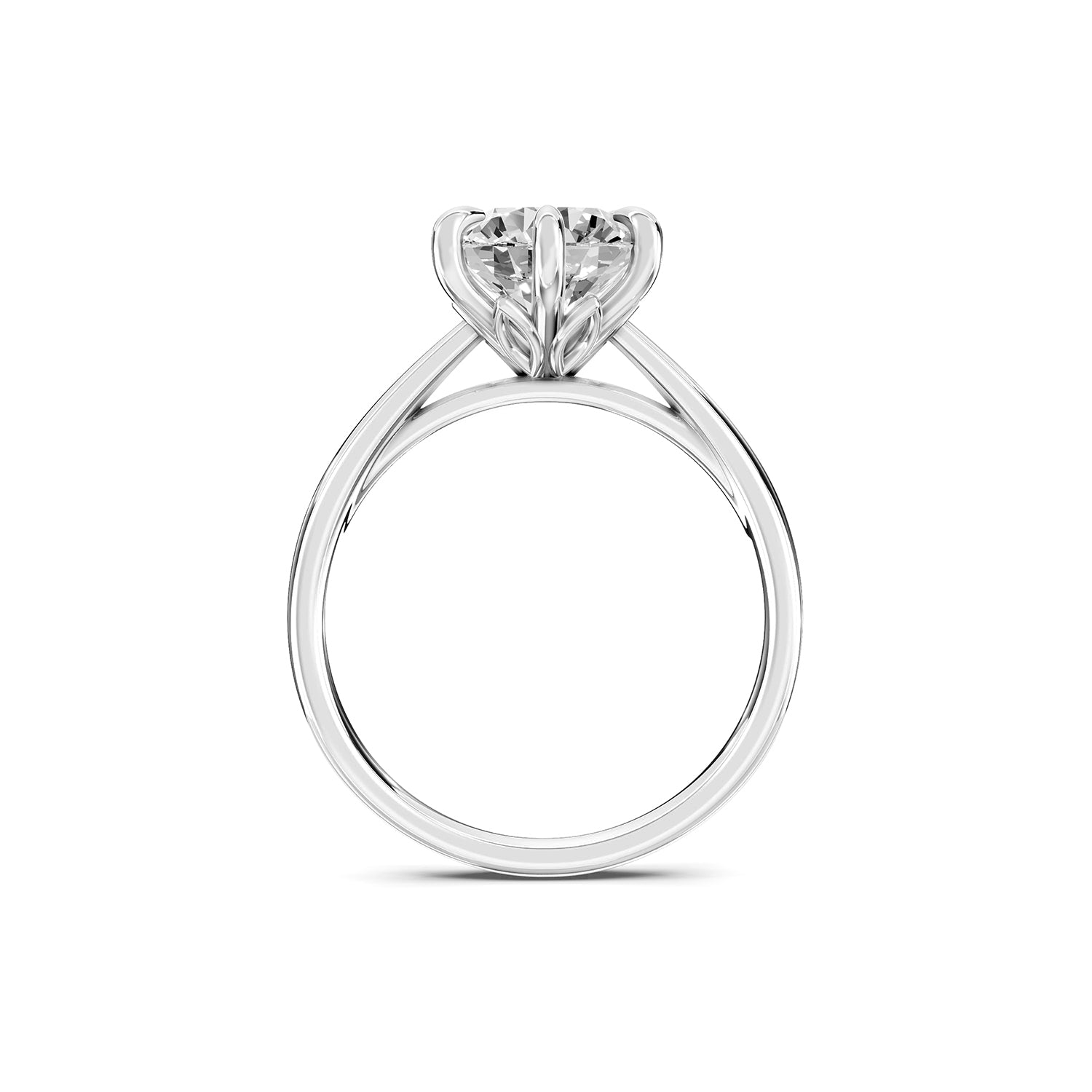 Round Cut Lab-Grown Diamond Solitaire Ring