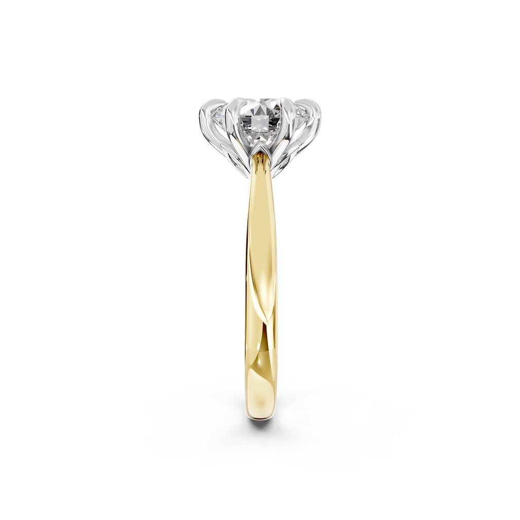 Round Cut Lab-Grown Diamond Solitaire Ring