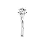 Round Cut Three-Stone Lab-Grown Diamond Ring