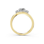Round Cut Three-Stone Lab-Grown Diamond Ring
