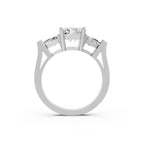 Princess Cut Three-Stone Lab-Grown Diamond Ring