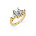 Princess Cut Three-Stone Lab-Grown Diamond Ring