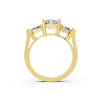 Princess Cut Three-Stone Lab-Grown Diamond Ring